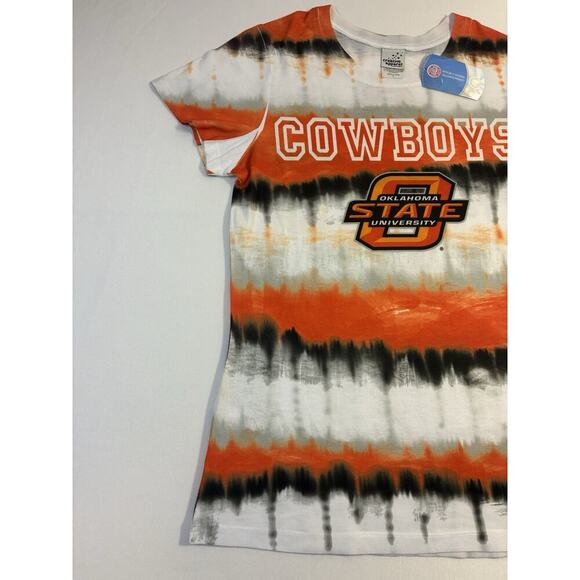 Women’s Oklahoma State Cowboys Tie Dye Graphic T-Shirt Size M NWT - Picture 5 of 12